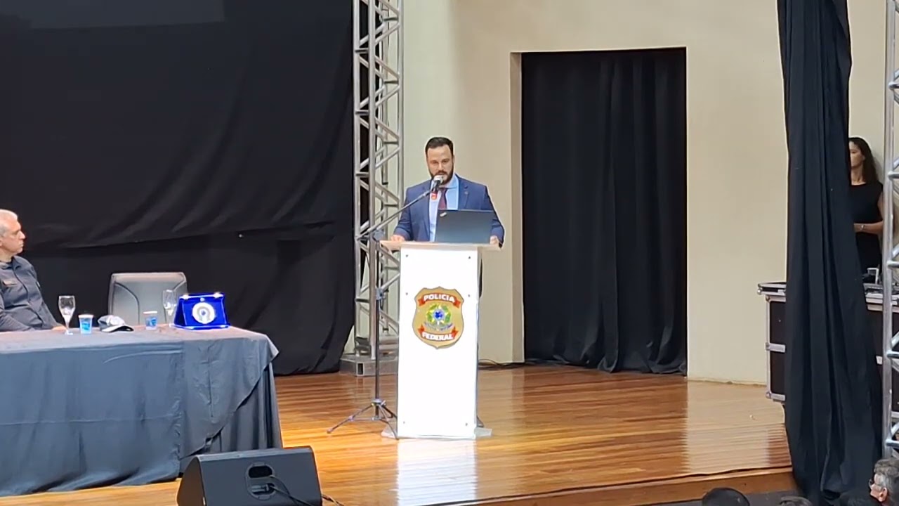 #posse - Delegado Anezio Rosa de Andrade,  toma posse  como delegado  de PF de Ponta Por&atilde;