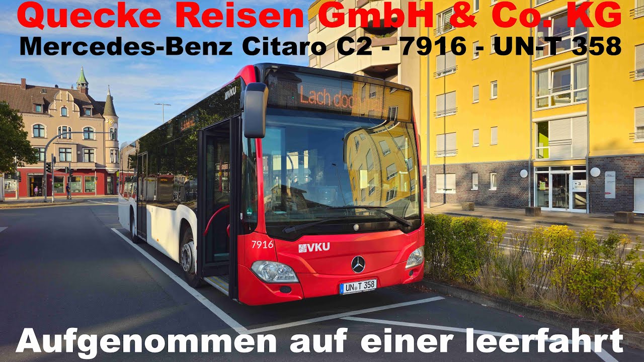 [Sound] Quecke-Wagen 7916 [Mercedes-Benz Citaro C2 STEP 2] [2016] VOITH