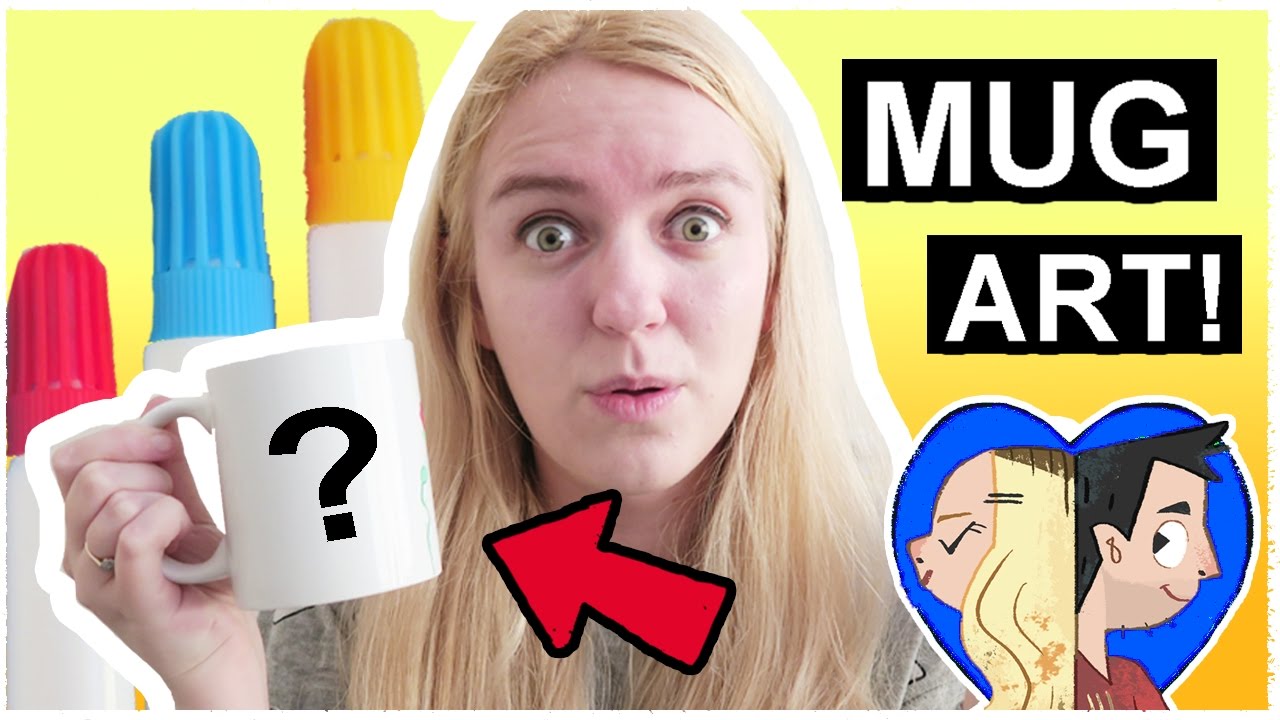 DRAWING on COFFEE MUGS?!