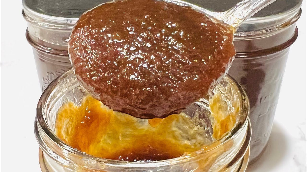 Salted Caramel Pear Butter ~ Home Canning ~ How To Make Pear Butter
