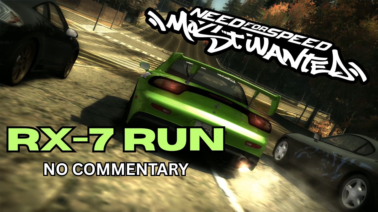 Mazda RX-7 Blacklist Run Ends in a Bust! | NFS Most Wanted 2005 No Commentary 4K 60FPS