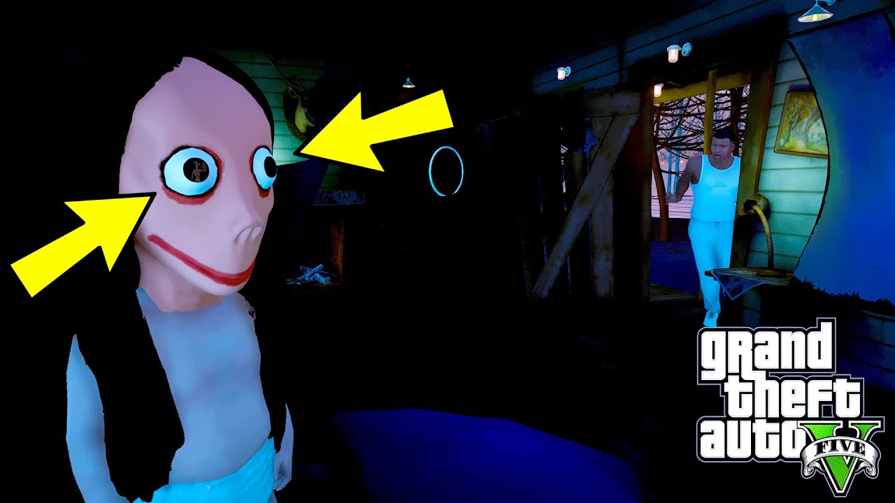 GTA 5'TE TEK BAŞIMA MOMO'NUN KALDIĞI KORKUNÇ EVE GİTTİM!