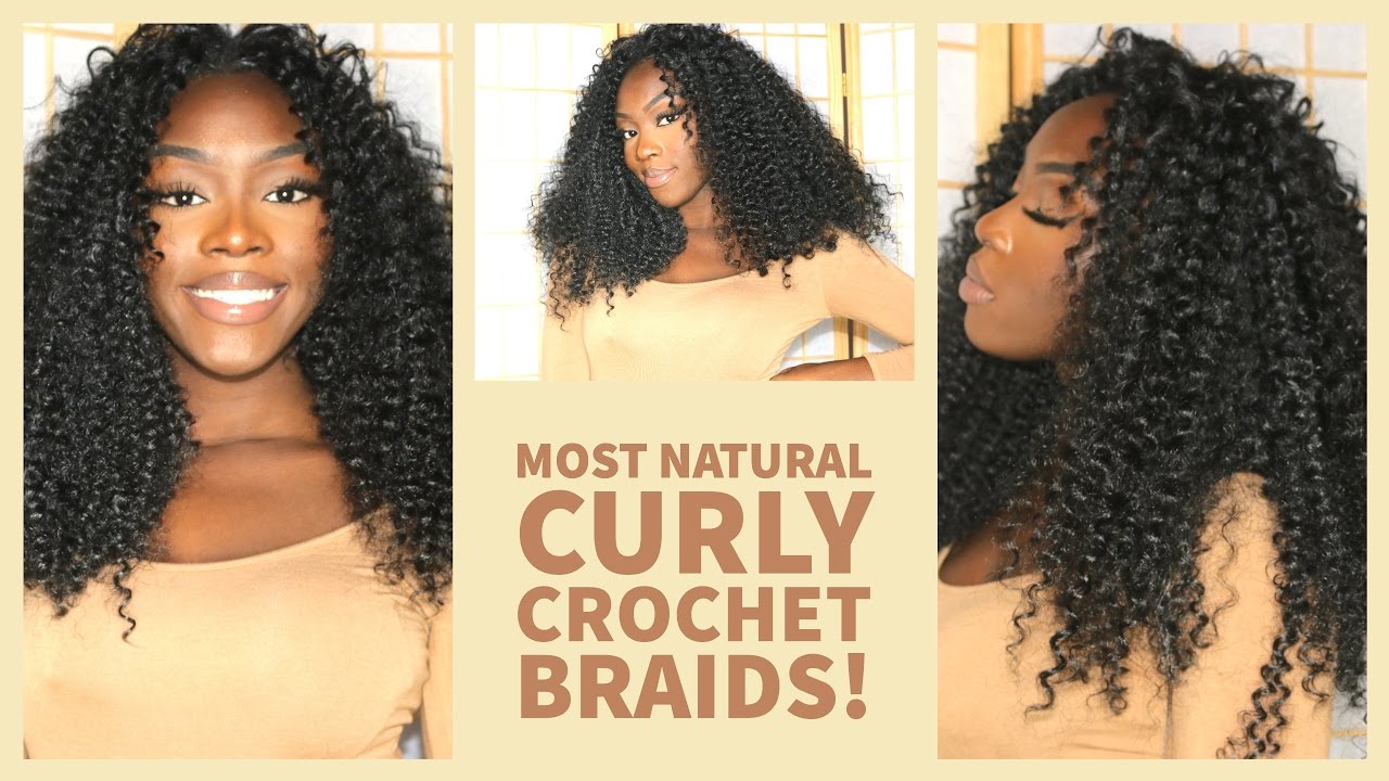 How to get the most NATURAL looking curly crochet braids!