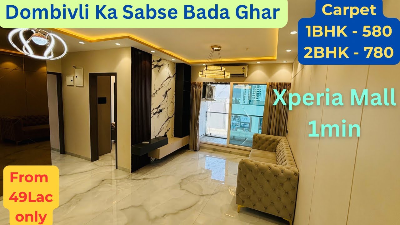 Large 1&2BHK Homes in Dombivli East. Project Review. #rera