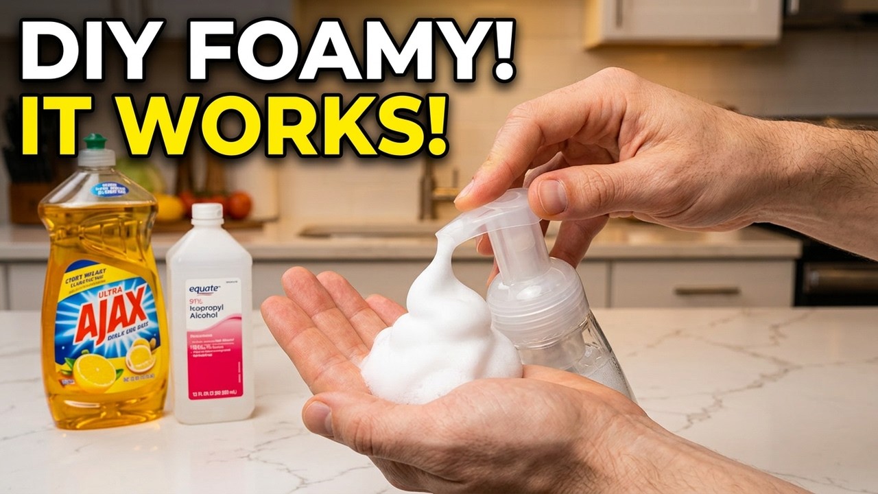 How To Make Foaming Hand Sanitizer Soap Alcohol Pump Bottle