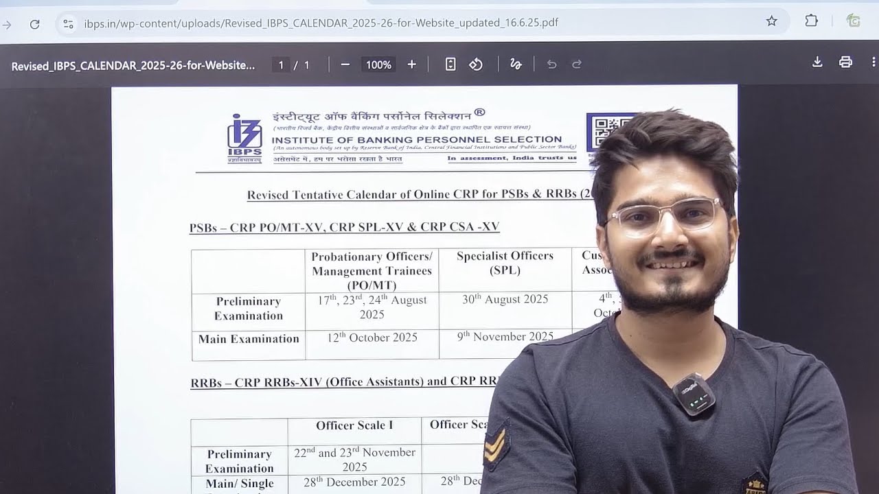 IBPS Calendar 2025-26 Out | Big Changes Explained | IBPS New Calendar