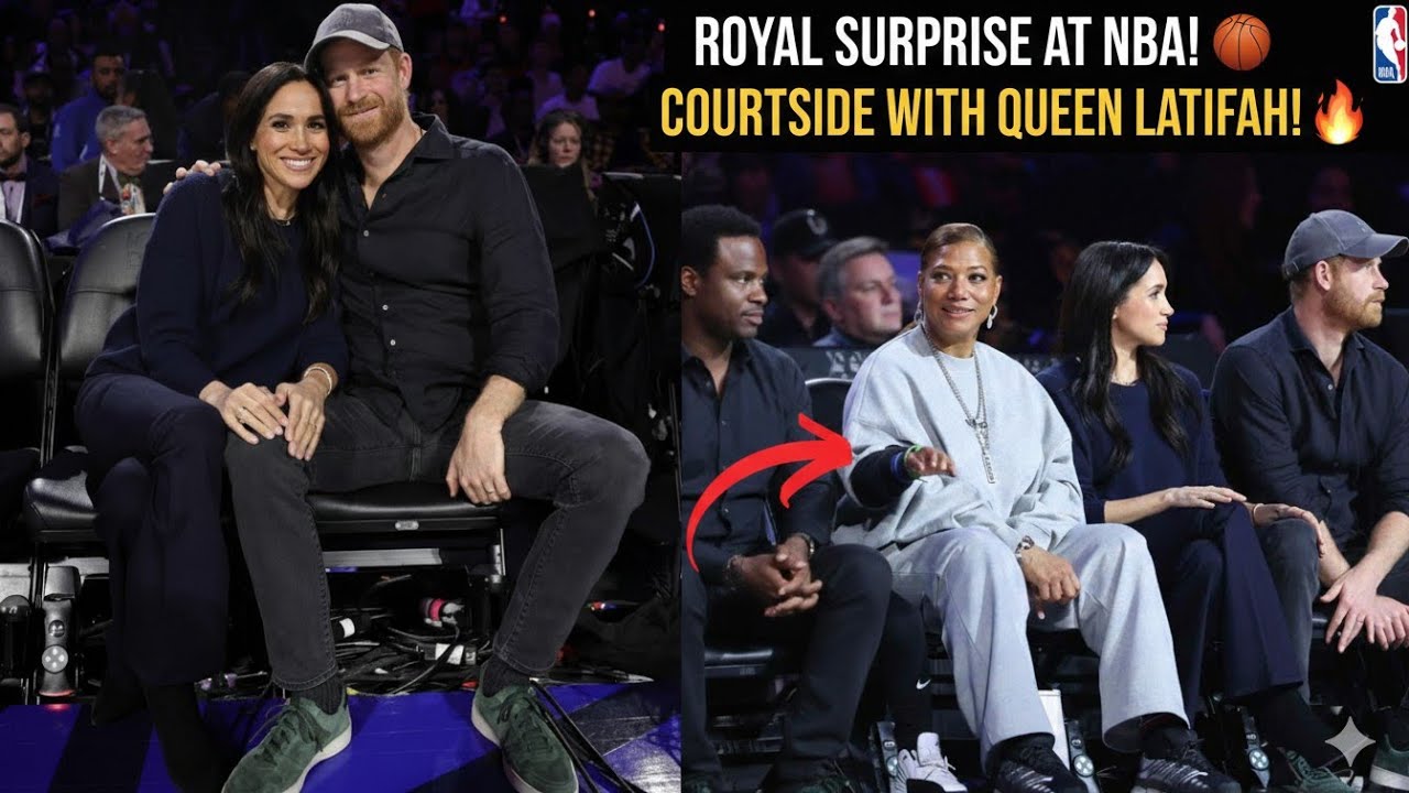 Royal Night Out Meghan and Harry Sit with Queen Latifah!