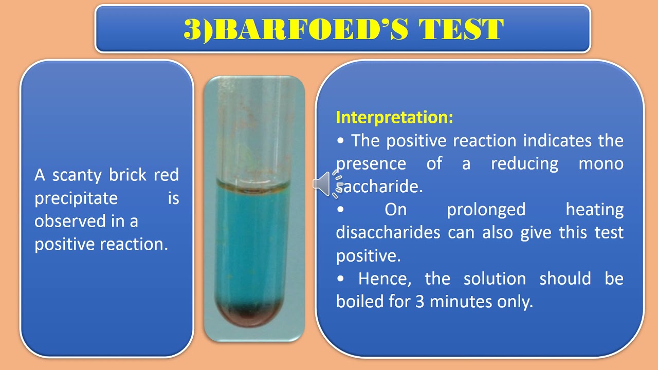 Barfoed's test