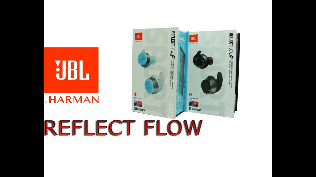JBL REFLECT FLOW unboxing / rozpakowywanie  in-ear headphones / słuchawki dokanałowe