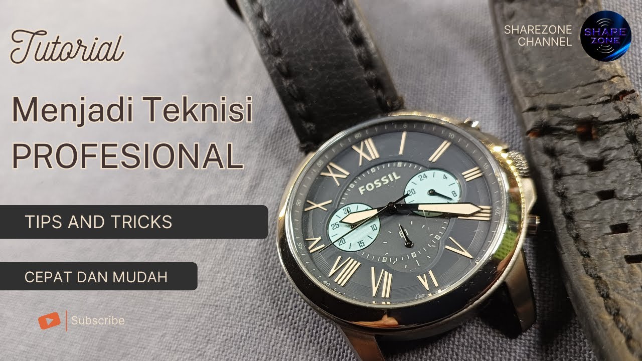 GANTI TALI DAN BATERAI JAM TANGAN FOSSIL DENGAN MUDAH DAN CEPAT DIRUMAH