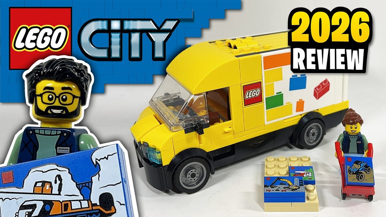 Обзор набора LEGO City «Фургон LEGO» (60500) — 2026 год.