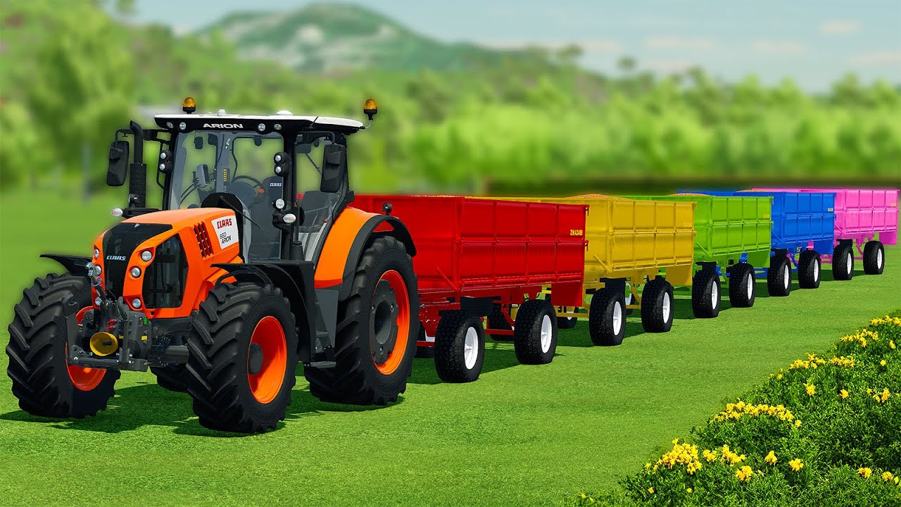 HARVEST, LOAD AND TRANSPORT CARROTS WITH CASE TRACTORS AND MAN TRUCKS - Farming Simulator 22