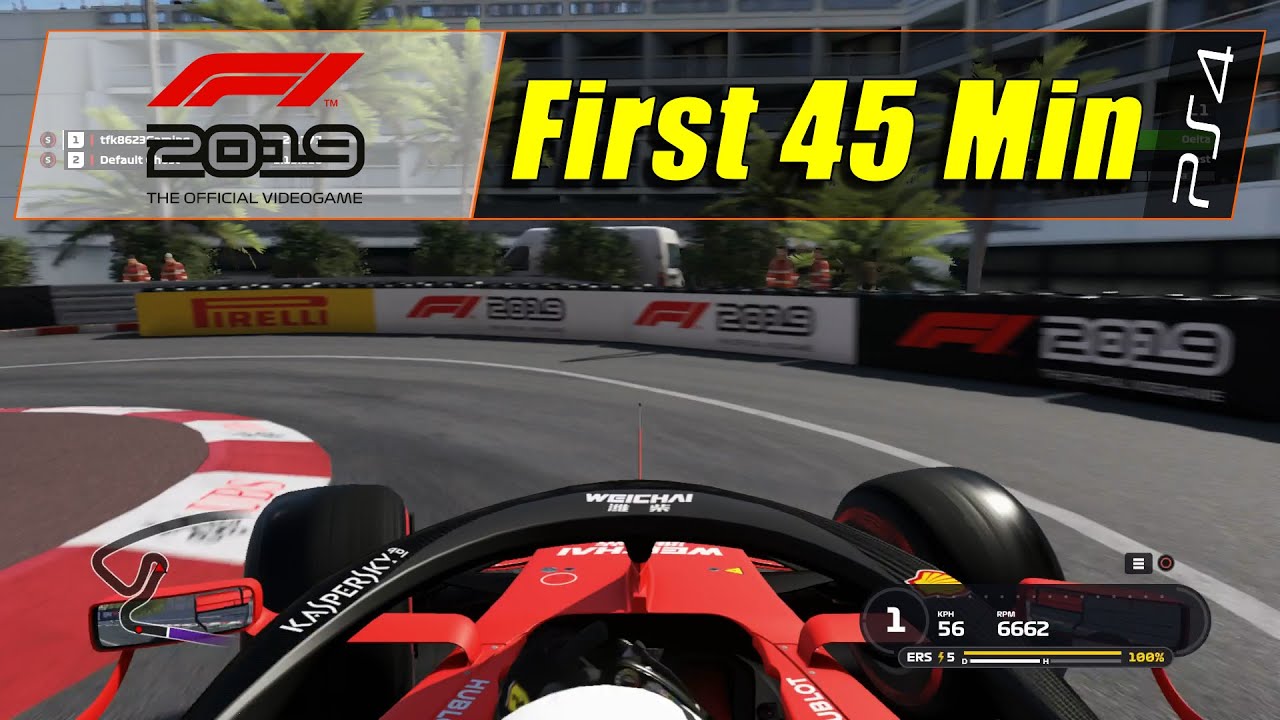 F1 2019: Anniversary Edition (PS4) - First 45 Min (1080@60)