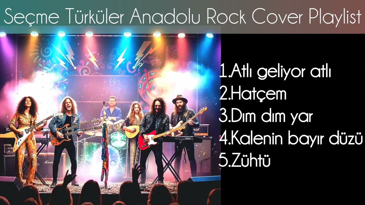 ¶ Anadolu Rock Seçme Hareketli Türküler Cover Playlist ¶