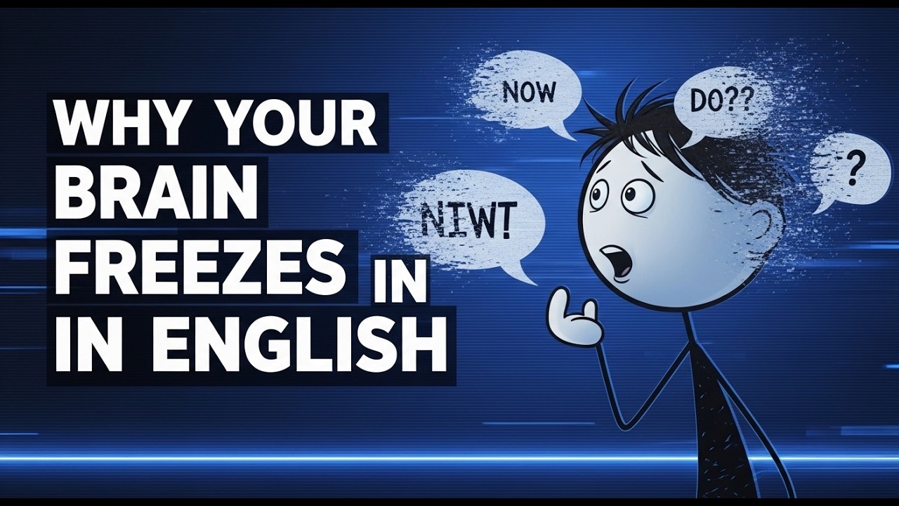 Why Your Brain Freezes When You Speak English?