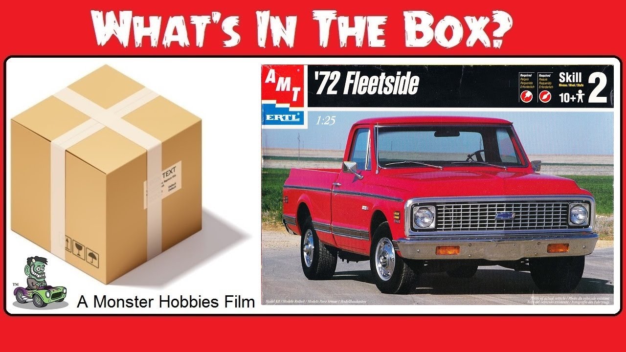 What's In the Box? - AMT ERTL  1972 Chevrolet Fleetside Pickup - A Model Car Unboxing Video