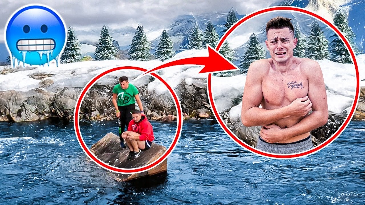 ATRAPADO en AGUA CONGELADA...🥶 Si te caes pierdes Parkour en Noruega🇳🇴