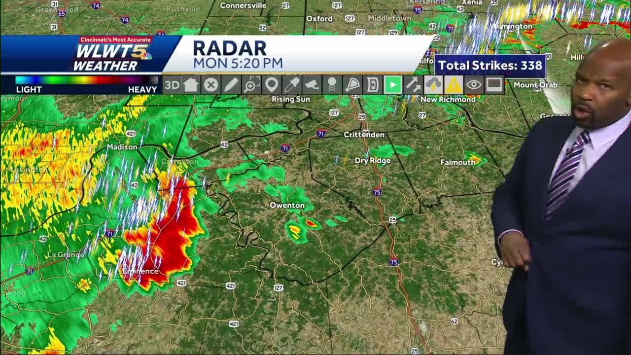 Downpours Then Humidity Dips In Cincinnati