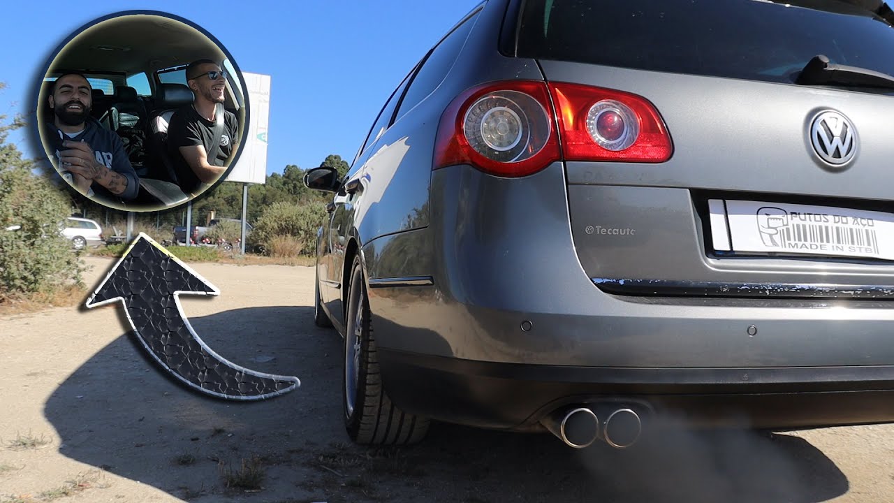 VW Passat C/ Repro Soft 170 CV | Uma Carrinha Rebaixada à Antiga... Molas Cortadas !! | PutosDoAço