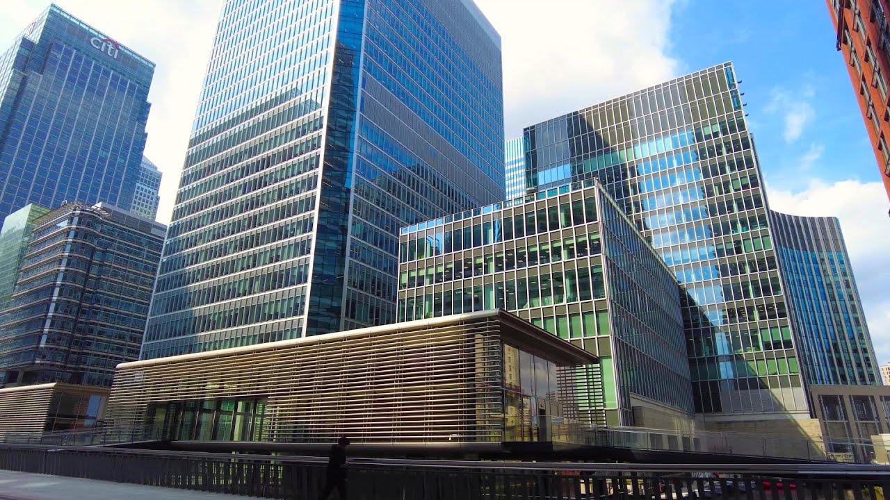 [4K] Canary Wharf | Wood Wharf | London Walk