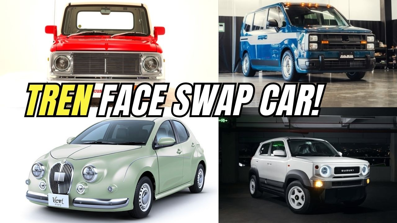 Mobil Jepang Ini Wajahnya Ditukar! Tren Face Swap Car dari Jepang sampai Indonesia