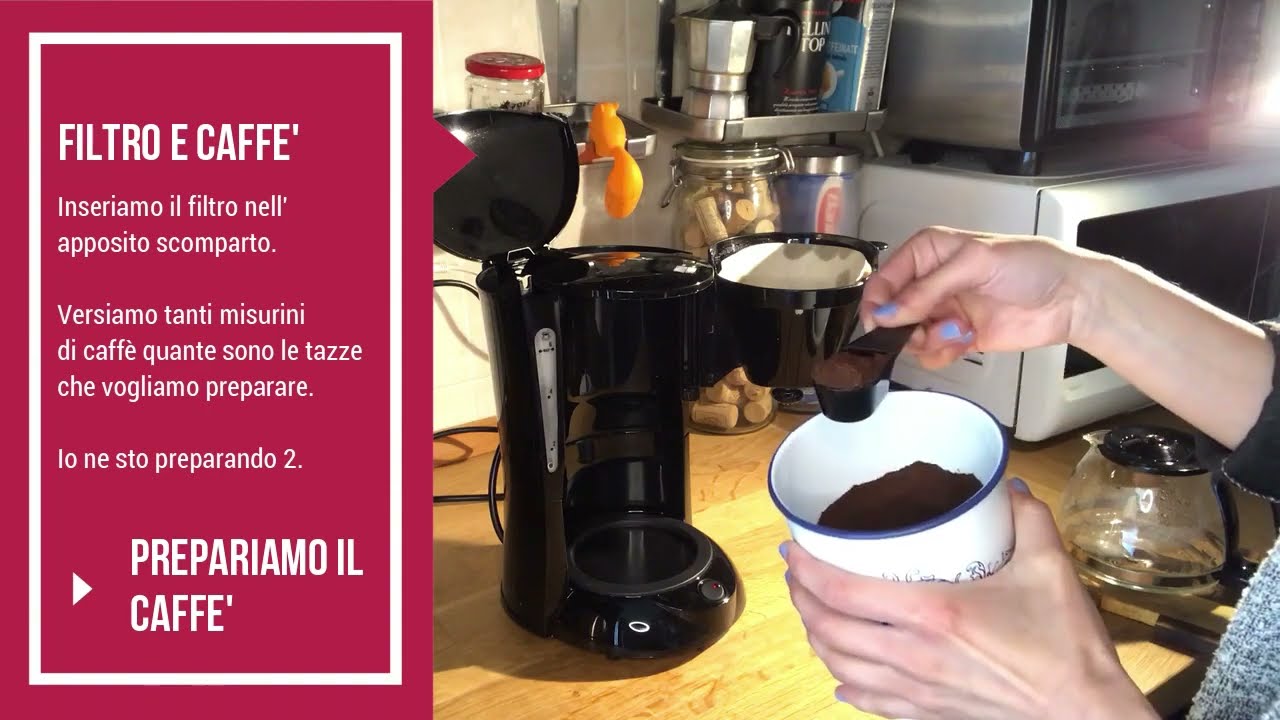 Moulinex PRINCIPIO Caffettiera Americana : come usarla