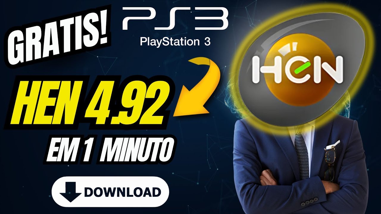 Como DEstravar  Ps3 R&Aacute;PIDO e F&aacute;cil!! INSTALANDO O HEN  4.92 -SEM PENDRIVE, DIRETO NO PS3.