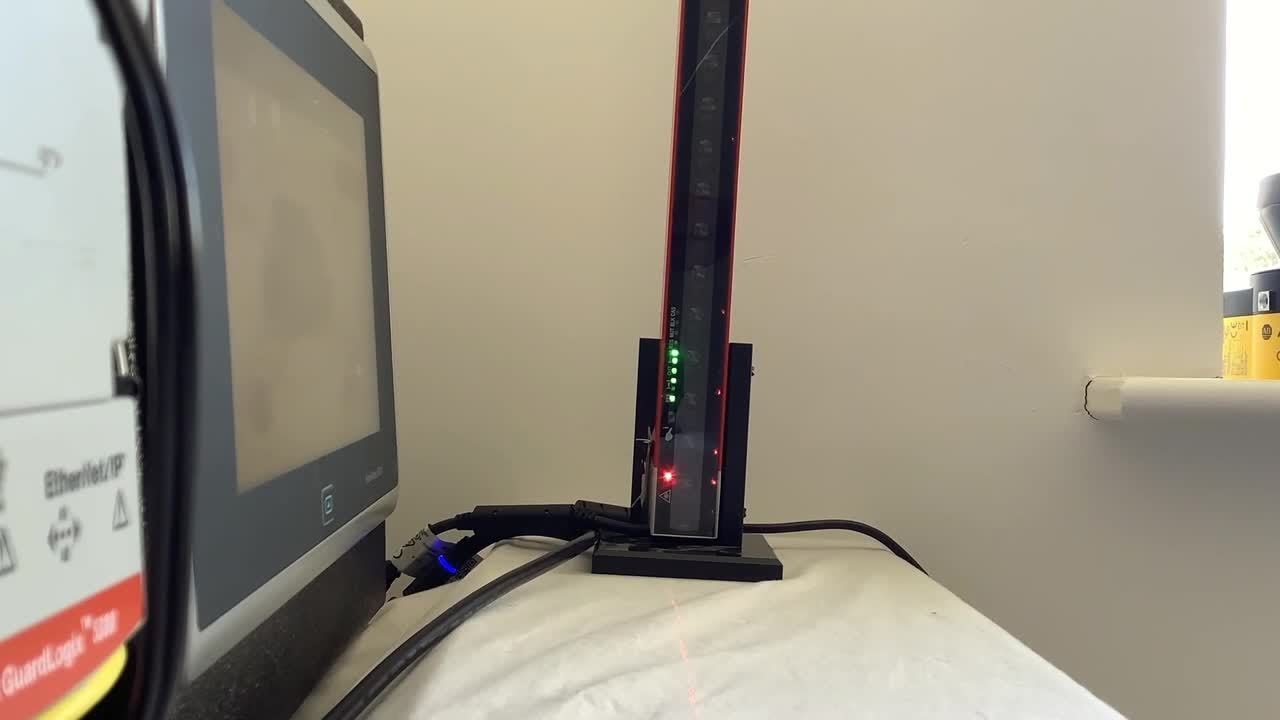 Safety Light Curtain Laser Alignment