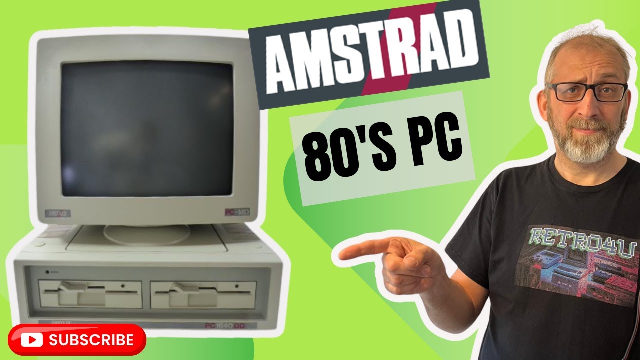Back to the 80s: Amstrad PC1512 Teardown, Clean, and Test