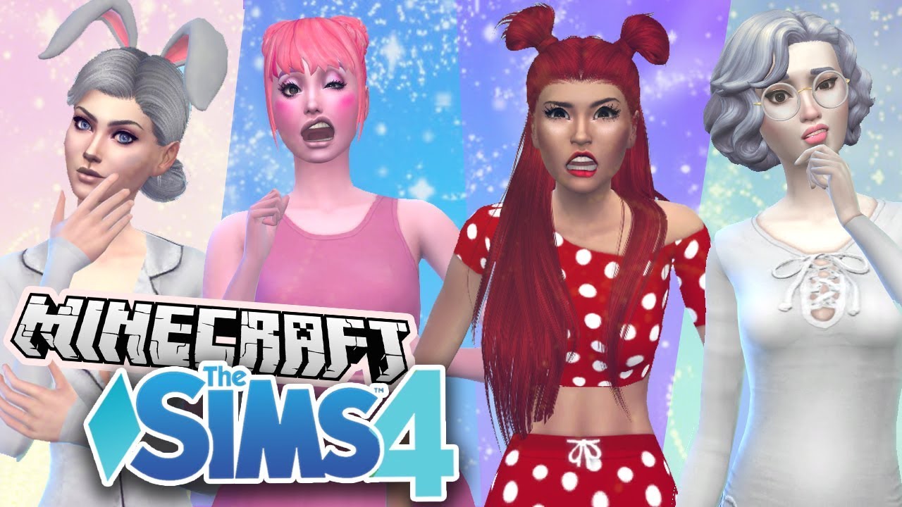 Minecraft Animals in Sims 4 | CAS ❤