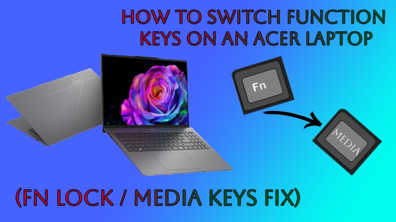 How to Switch Function Keys on an Acer Laptop (Fn Lock / Media Keys Fix)