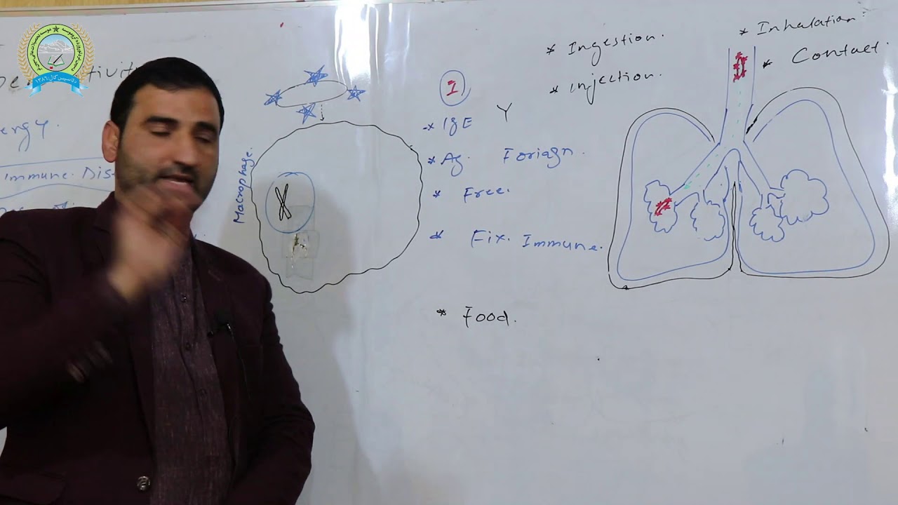 Allergy || Diseases|| Lecture by Dr Niamtullah Darman || Spinghar Institure of Higher Education