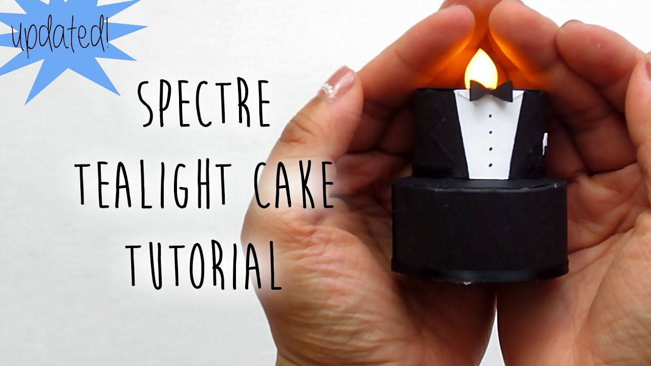 [Tea Light Cake + Tutorial] Tuxedo Cake