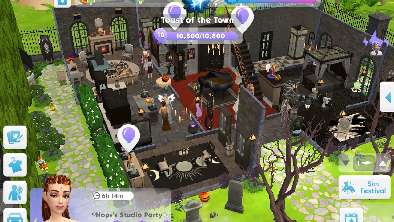Lovely ❤️ is hosting Studio Party | The Sims Mobile
