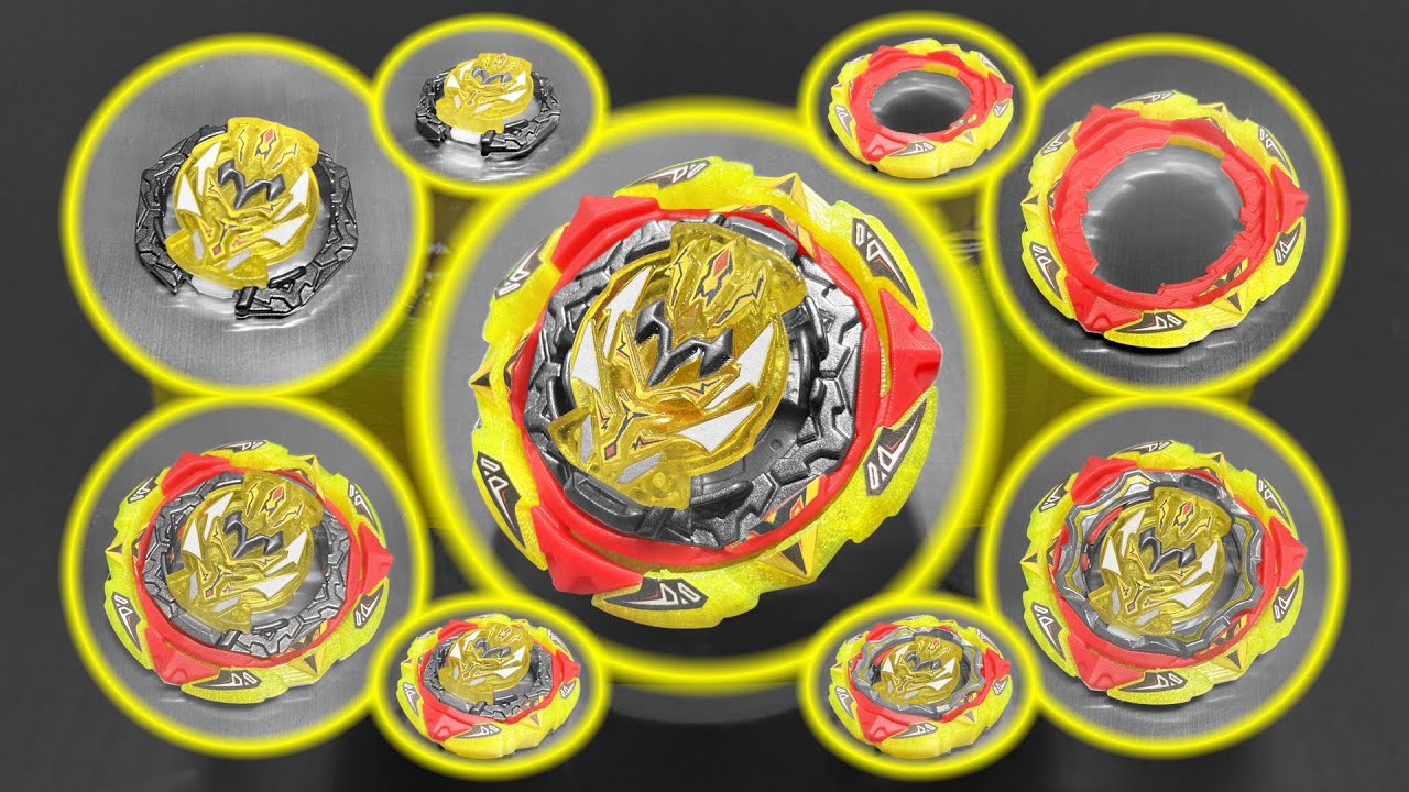 Let Ocean Absorb Everything - Billow Trident. Tp. Br'-6 - Customized Beyblade / Beyblade Burst DB