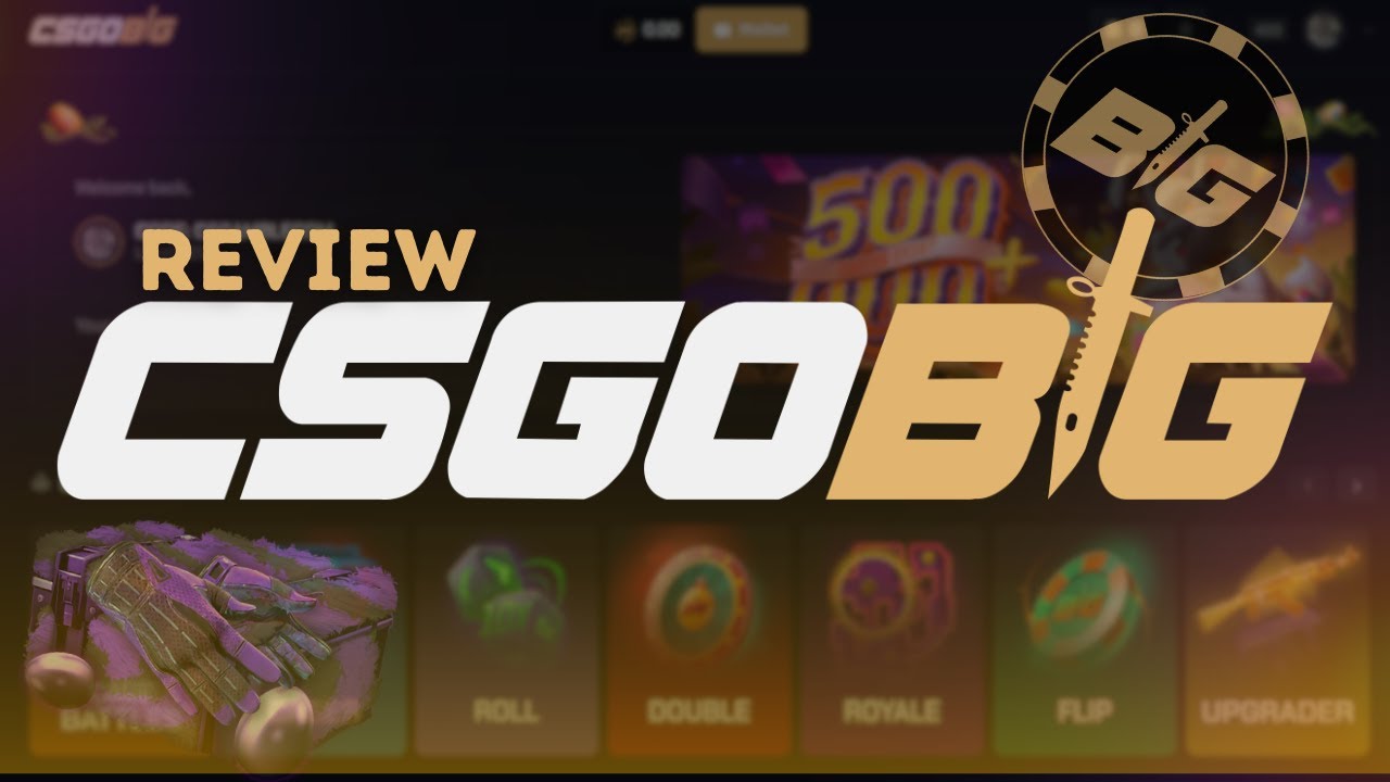 CSGOBIG REVIEW - CSGOBIG PROMOCODE, GAMES & REWARDS