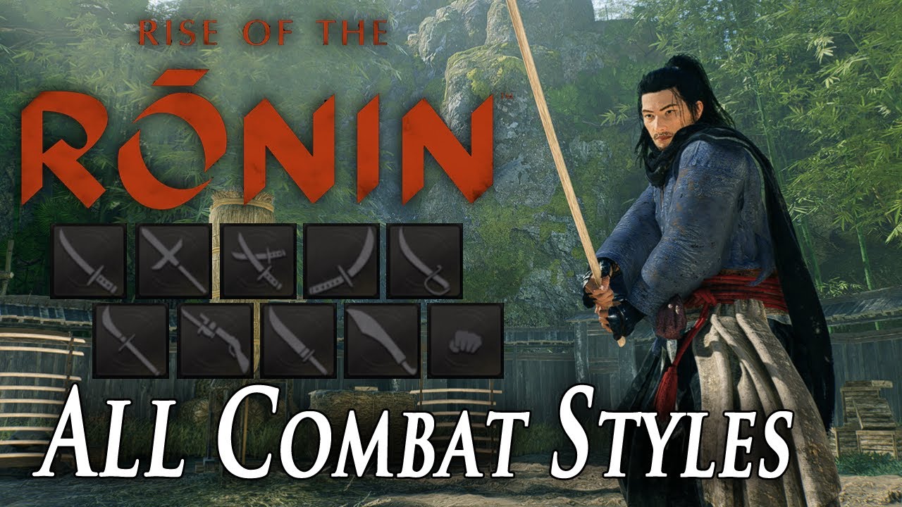 Rise of the Ronin - All Combat Styles (Weapon types & Movesets)