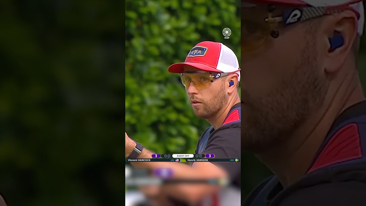 Olympic champion Vincent Hancock wins TENSE skeet shoot-off at World Cup Lonato 🔥😱