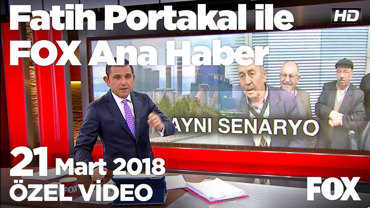 Elbistanlılar 3. Termik santrali istemiyor... 21 Mart 2018 Fatih Portakal ile FOX Ana Haber
