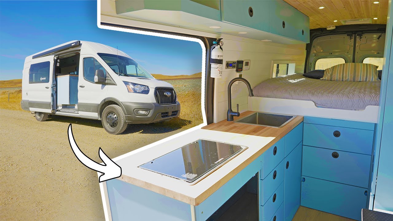 This AWD Ford Transit Has Everything A 2022 Conversion Would Need | Van Tour