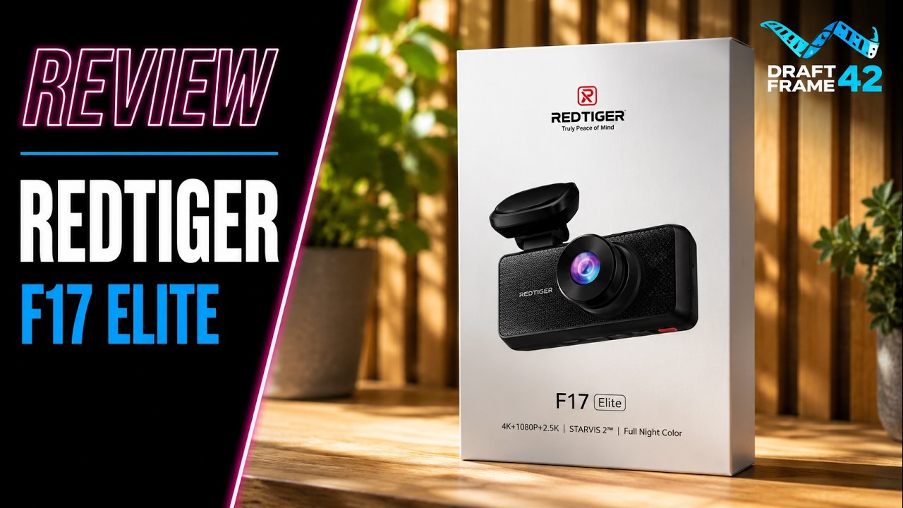 Redtiger F17 Elite Dashcam mit Nachtsicht in Farbe - Review