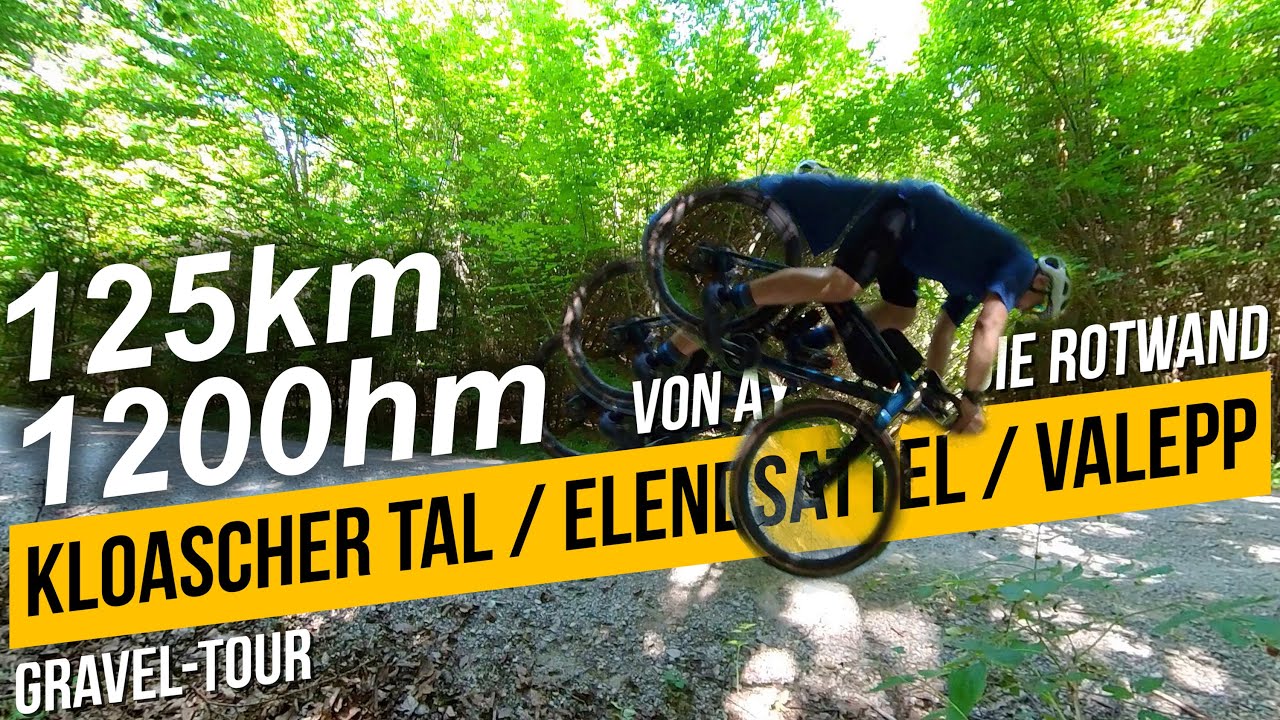 Gravel Tour München Schliersee Kloo-Ascher Tal Elendsattel Valepp Tegernsee Trek Checkpoint SL7