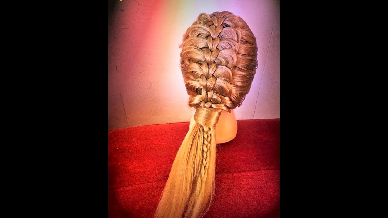 peinado facil con trenza de tijera