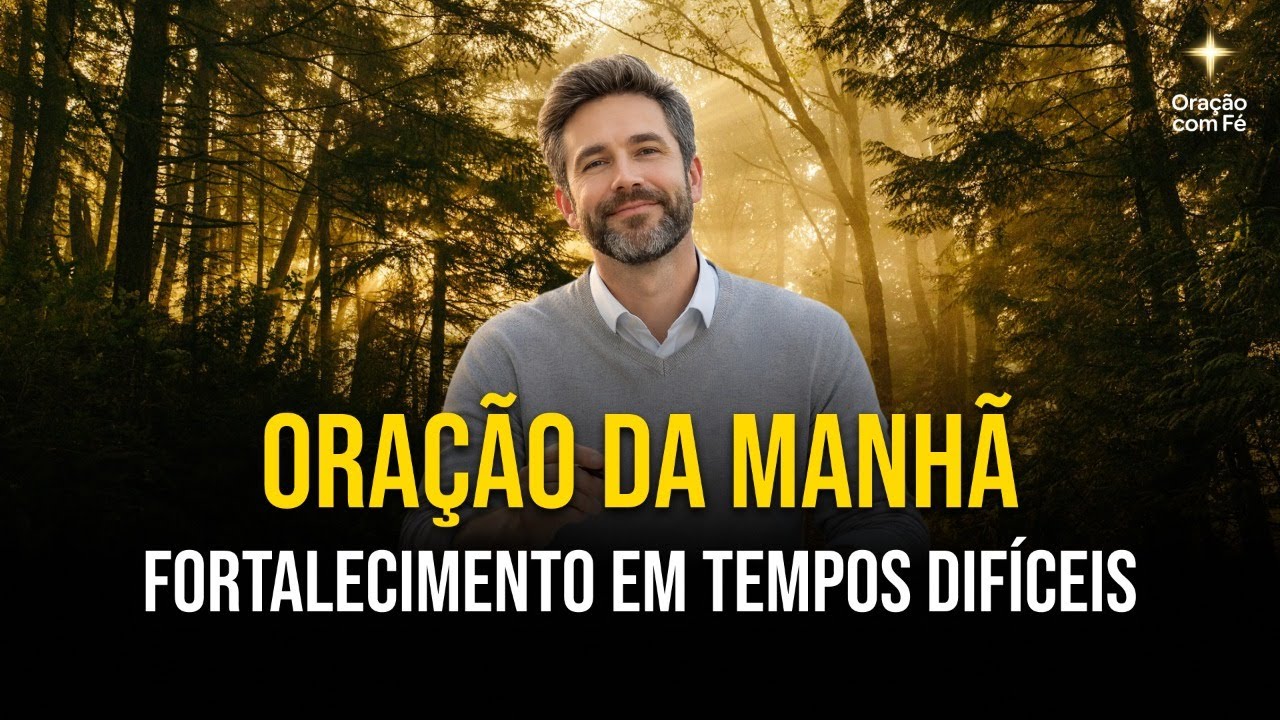ORAÇÃO DA MANHÃ - FORTALECIMENTO em tempos DIFÍCEIS!