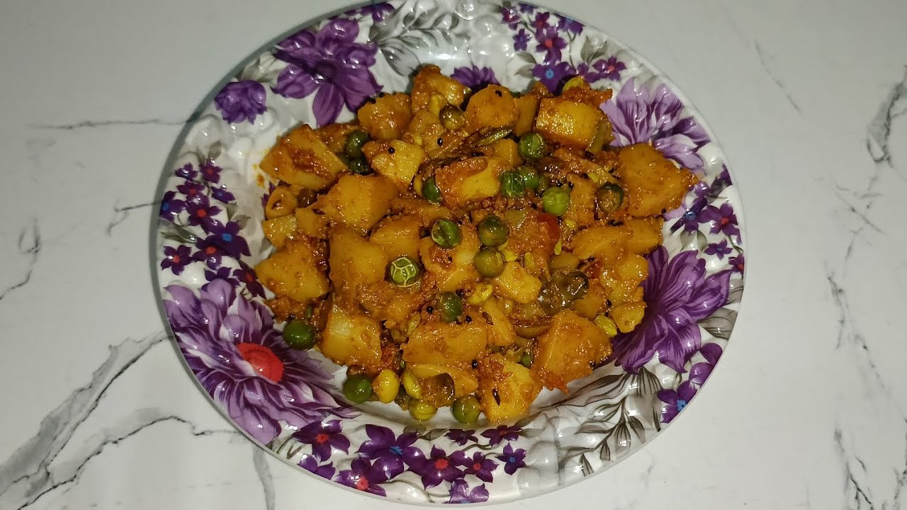 Aloo matar papdi ki sukhi sabji recipe | Sabji recipe | #youtube 