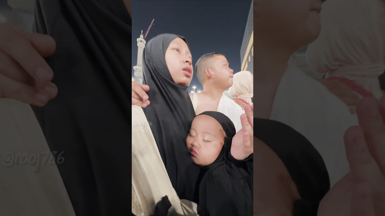Baby first Umrah 😭 #shorts #viral #youtubeshorts #trending