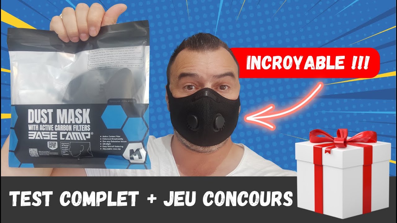 Je teste un masque anti-poussière vraiment INCROYABLE, Basecamp Pro M