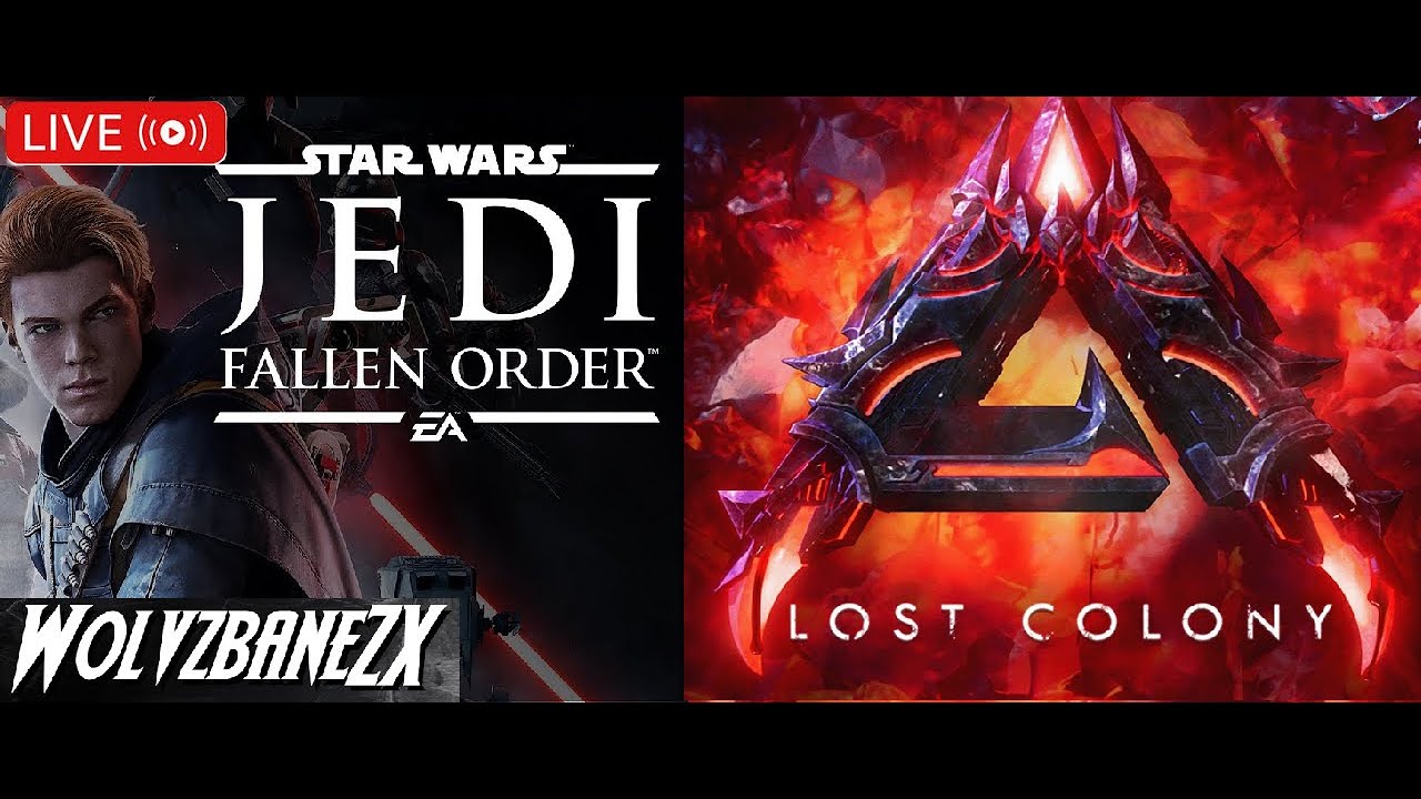 Fallen and Lost Vibes  |Star Wars Fallen Order & Ark Ascended Lost Colony | VT Live stream TW & TK