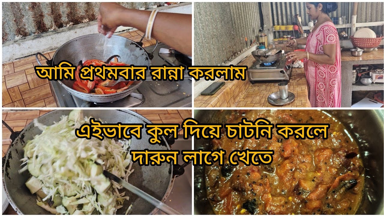 Bengali vlog # কাজের চাপে ব্লগ বানাতে পারেনি তো দুপুরের রান্না কি কি করলাম 
