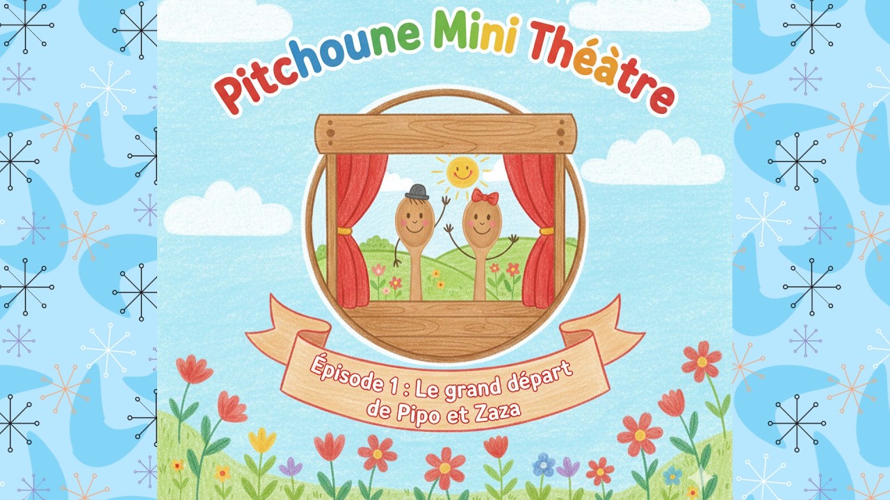Épisode 1 : Le grand départ de Pipo et Zaza 🥄🎭 | Pitchoune Mini Théâtre